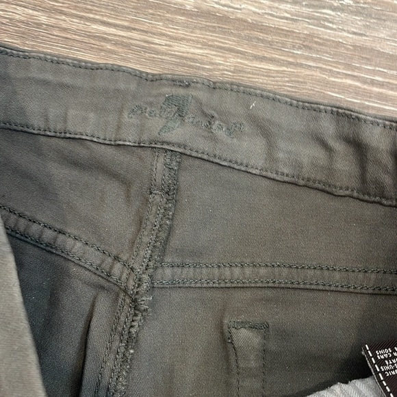 7 for all mankind army green cargo JEANS SIZE 26 - Picture 4 of 5